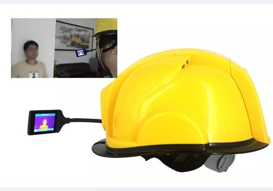 4Gスマートな温度の測定のヘルメットのカメラのアンドロイド7.1Bluetooth4.0 GPSはライトを導いた