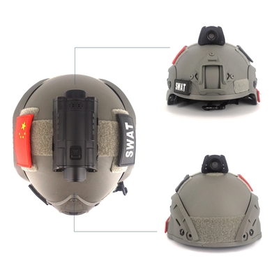 2.4GHZ GPSの軍隊のための軍のヘルメットのカメラ生きている流出3600mAh