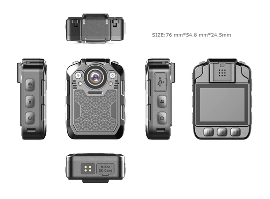 CMOSセンサーの警察ボディ カメラ2500mAh SONY323の発信音警報