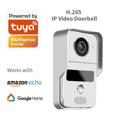 DC12V WIFIのビデオ ドアベルIRはTuya APPの色の偏差を切らなかった