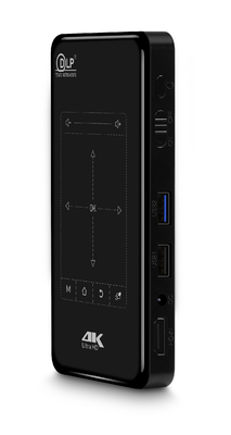 3DプレーバックIR制御を解読する携帯用小型DLP 4Kのポケット プロジェクター