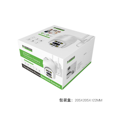 双眼2.0MP 4G Wifiの保安用カメラのドームはDC12V 2Aの夜間視界を形づける