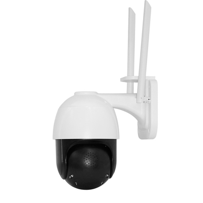ワイヤーで縛られたWIFI二重レンズの保安用カメラ1080P 2.0MP HD AIの認識の夜間視界