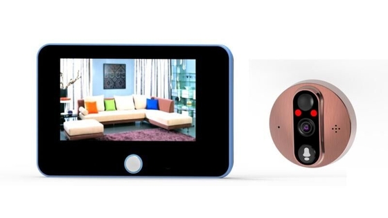1080Pふし穴WIFIのビデオ ドアベル5000mAH電池IRは自動スイッチを切った