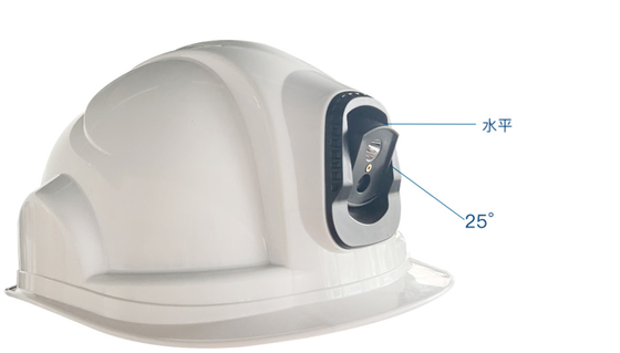 4G GPS Wifiの採鉱の建築現場のための生きている流れの安全ヘルメットのカメラ