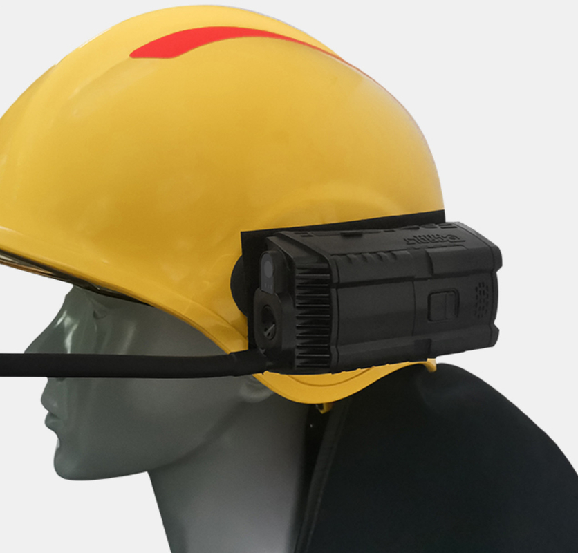 CO H2S O2のガスの検出を用いるヘルメットによって取付けられる赤外線画像のカメラ4Gの生きている流れ