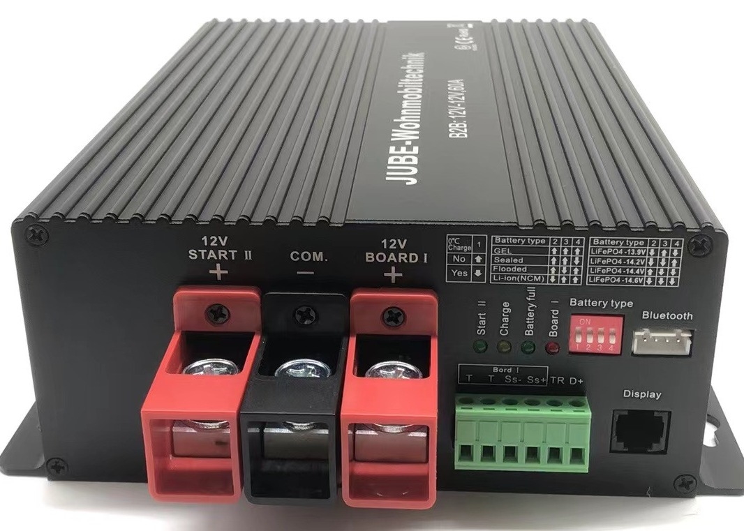 12V スマート バッテリー 充電器 温度センサー 入力 効果的 D+ 信号 電圧 8-16V