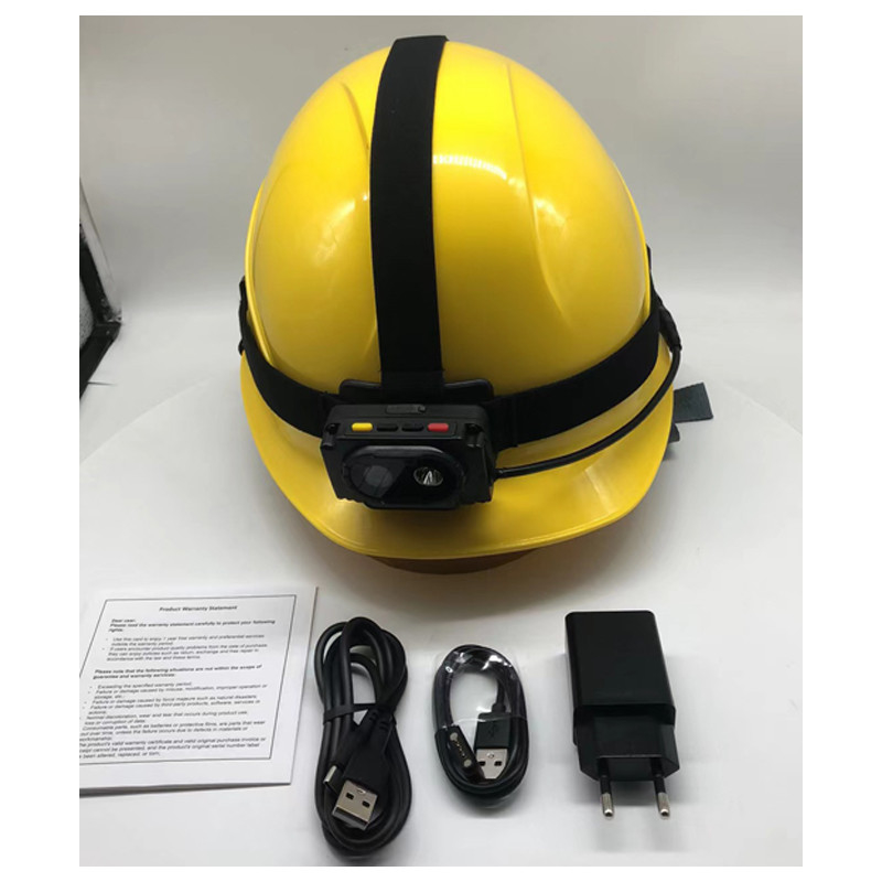 4Gライブビデオ スマート安全ヘルメットカメラ 防水 IP67 BT4.2 256kbps-8Mbps ビデオ録画