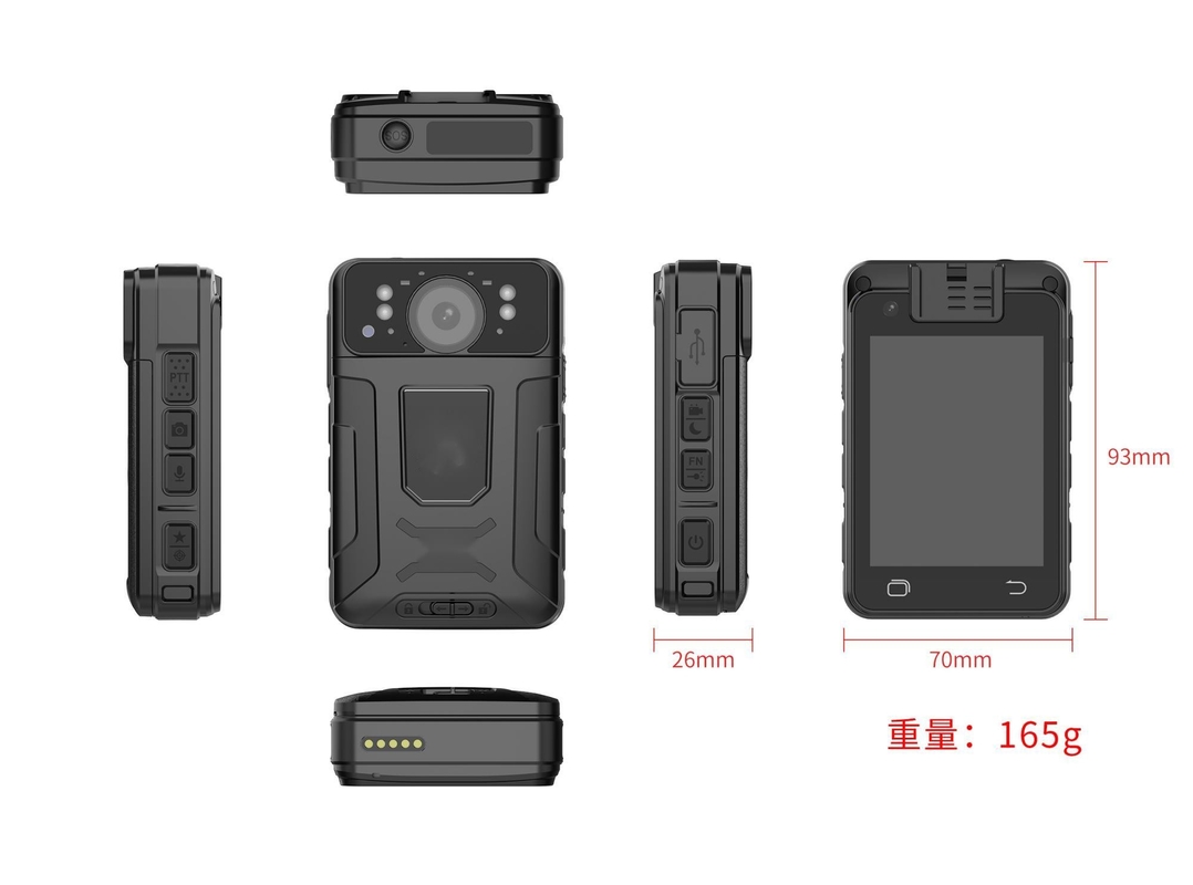 1080P 4Gボディカメラ GPSとIP66の120度の広角レンズ