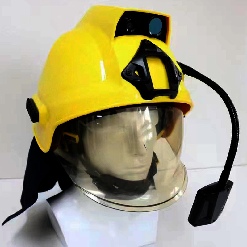 4G統合熱画像センサー 安全救助ヘルメットアクションカメラ 強力なMTK 6739チップセットで動いています