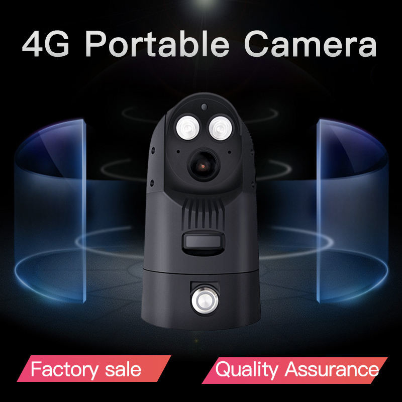 1080P Wifi 4G 車両セキュリティカメラ パン傾斜ズームとバッテリー内蔵