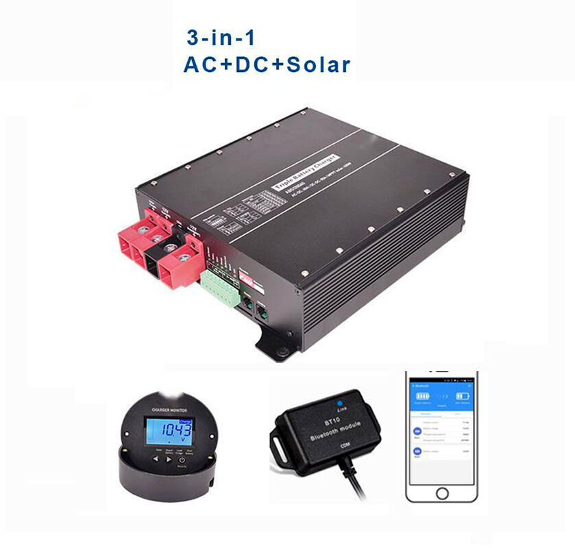 DC 12V 60A 930W AC110-240V/45Hz-65Hz MPPT 12V/30A バッテリー充電器