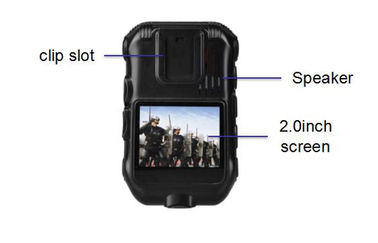 警察のすり切れたカメラ ビデオ録画10時間のIP65防水DVR