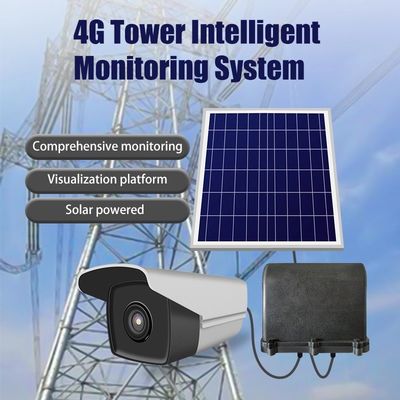 格子タワーの太陽理性的な監察のカメラ システム4G LTE 18000のmAH長い生命働き