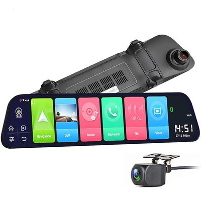 Android8.1車DVR 1080P GPSの運行ADASカムコーダー800mah